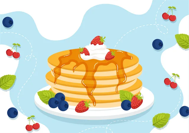 Pancake Day  Illustration