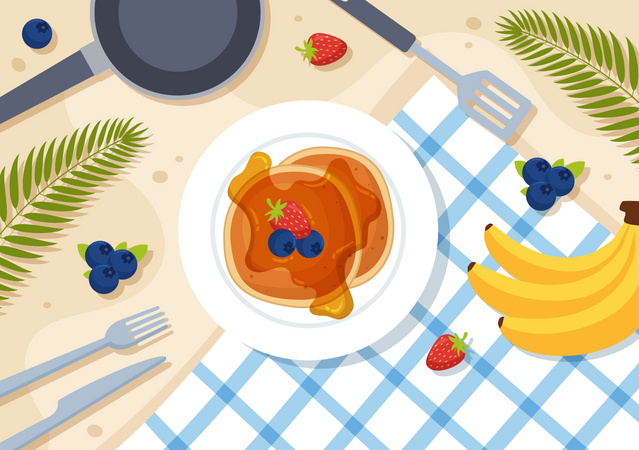 Pancake Day  Illustration