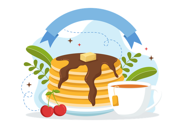 Pancake Day  Illustration