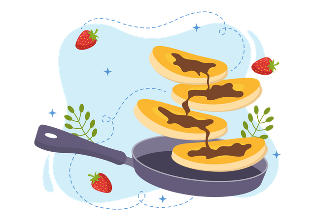 Pancake Day  Illustration