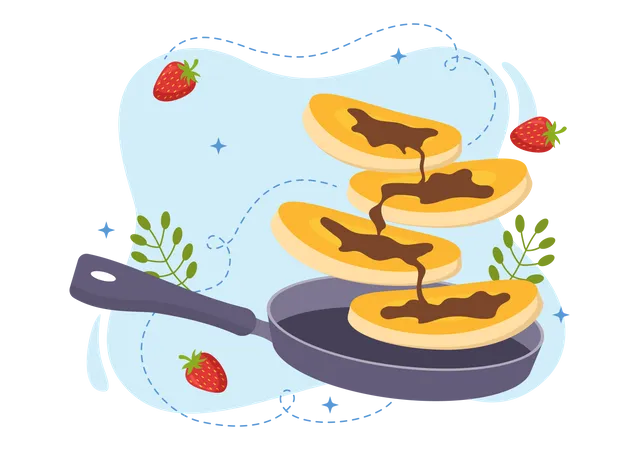 Pancake Day  Illustration