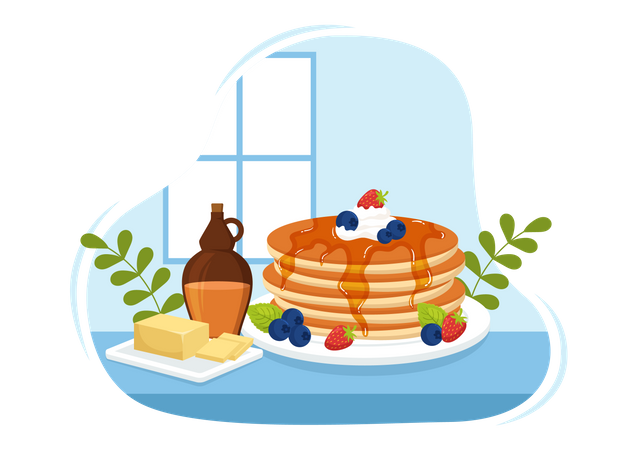 Pancake Day  Illustration