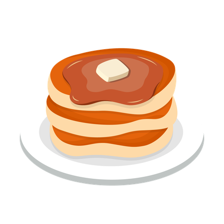 Pancake  Illustration