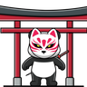 kitsune mask illustration free download