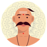 illustration hindu man