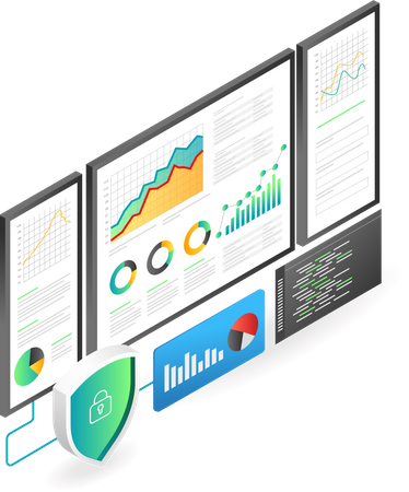 Panel de análisis de datos  Ilustración