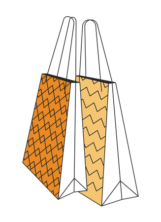 Paper bags  Illustration