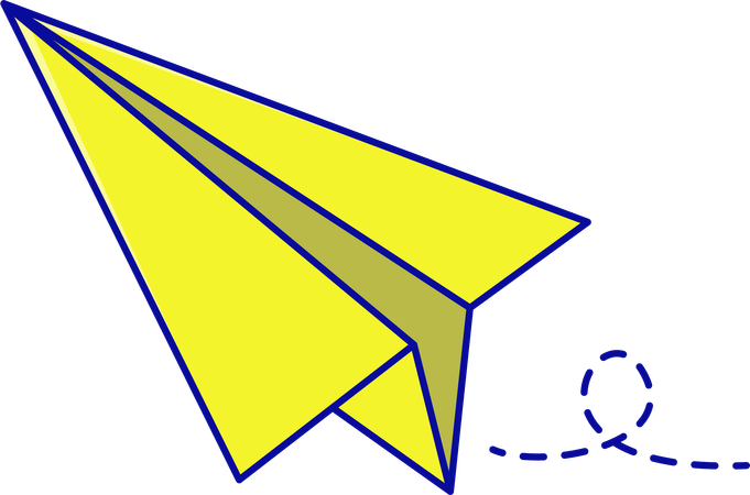 Paper Plane  Illustration