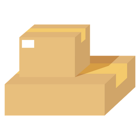 Paquetes de entrega  Ilustración