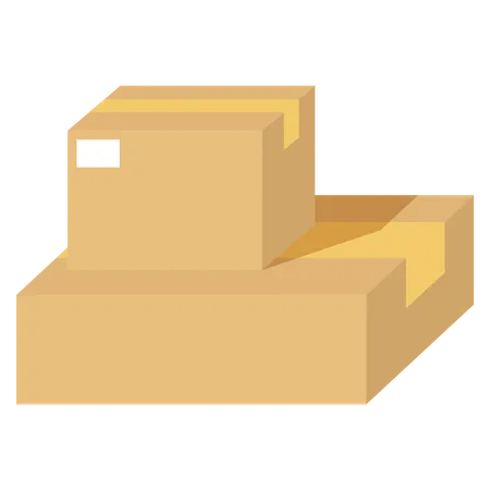 Paquetes de entrega  Ilustración