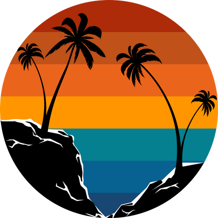 Paradise Beach  Illustration