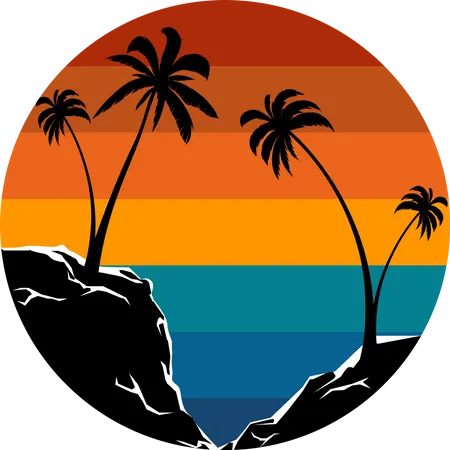 Paradise Beach  Illustration