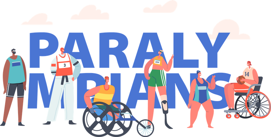 Paralympians  Illustration