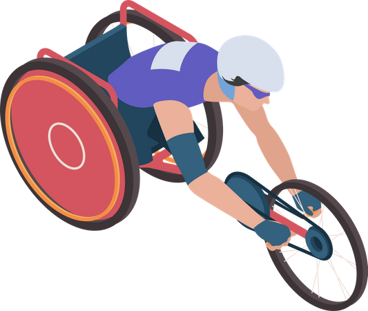 Paralympic race Illustration