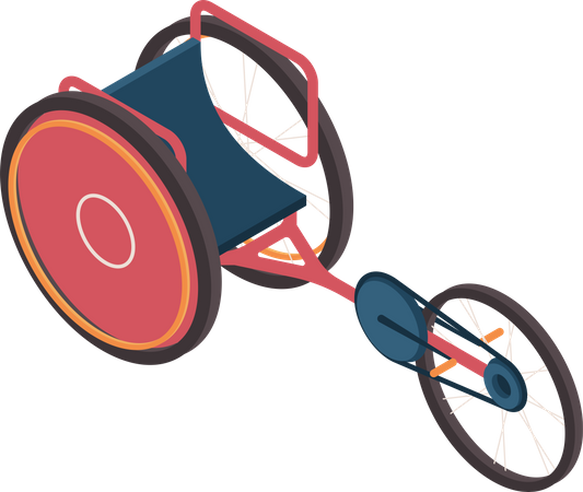 Paralympic race  Illustration