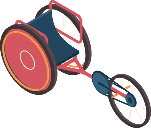 Paralympic race  Illustration