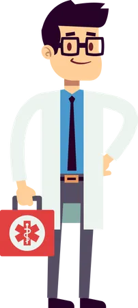Paramedic man Illustration