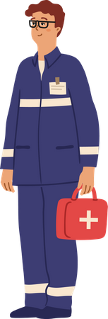 Paramedic man  Illustration