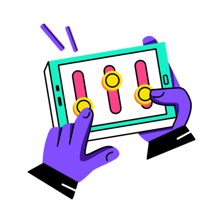 Paramètres du compte financier  Illustration
