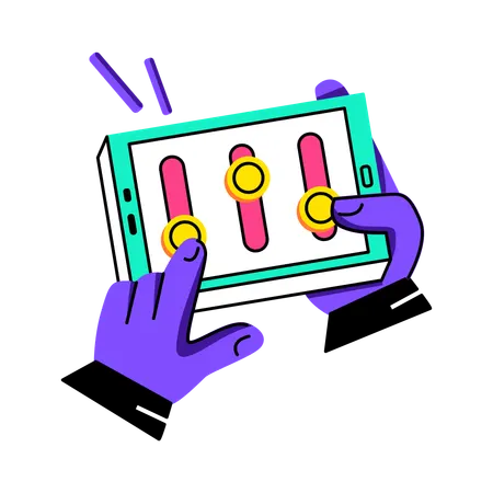 Paramètres du compte financier  Illustration