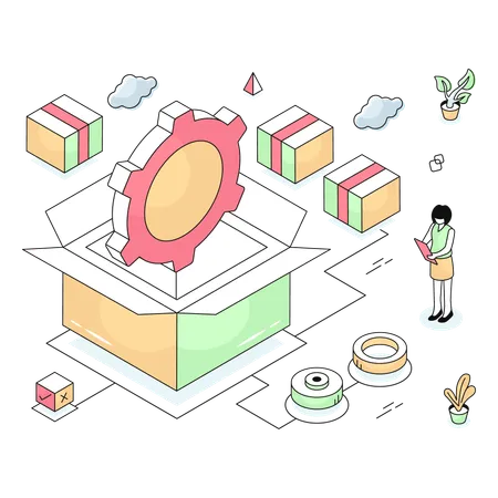 Paramètres de l'entrepôt  Illustration