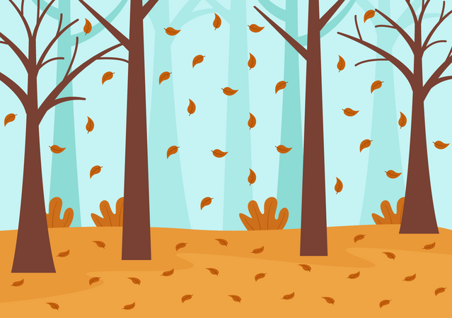 Parc d'automne  Illustration