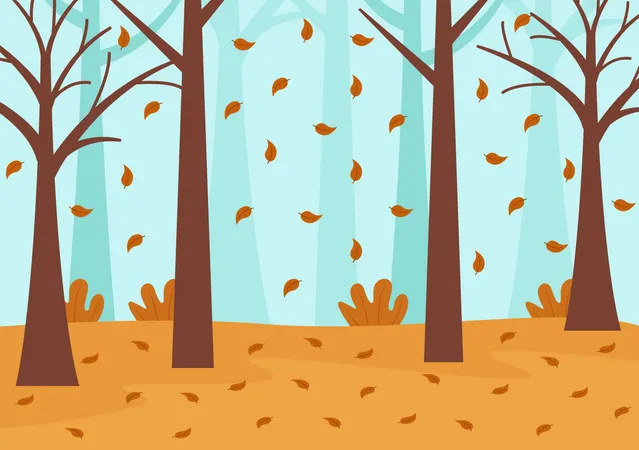 Parc d'automne  Illustration