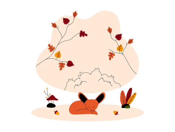 Parc d'automne  Illustration