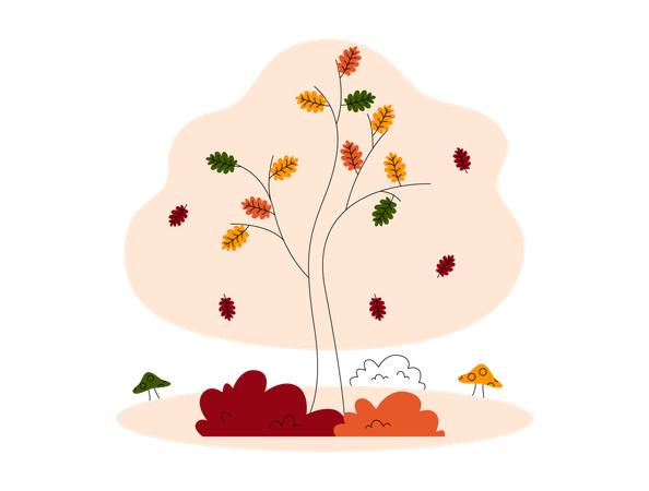 Parc d'automne  Illustration