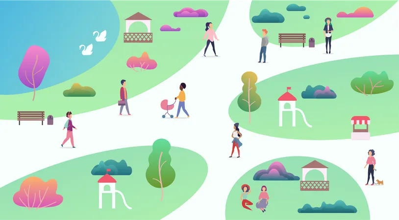 Activité du parc  Illustration