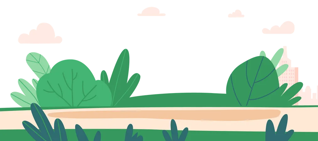 Parc de ville  Illustration