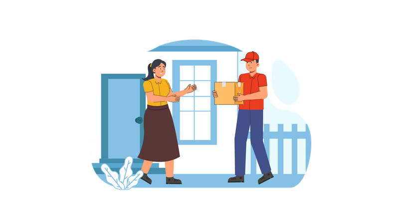 Parcel Delivery  Illustration