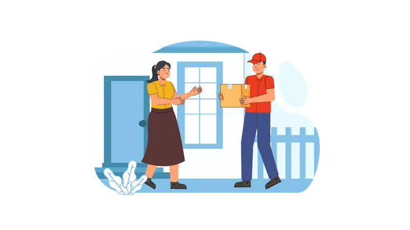 Parcel Delivery  Illustration