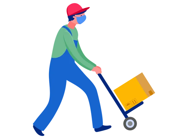 Parcel Delivery  Illustration