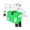 illustration for parcel