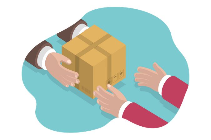 Parcel Handling  Illustration