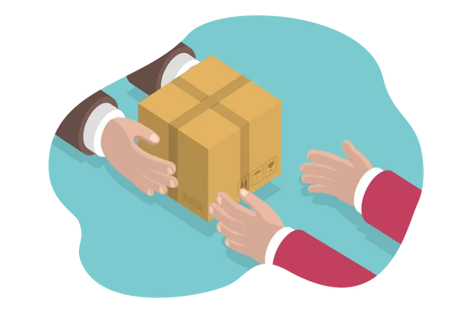 Parcel Handling  Illustration