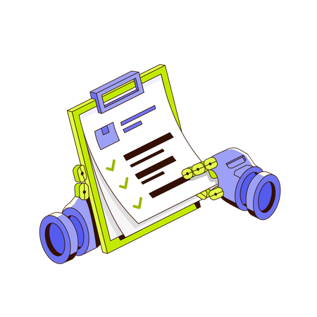 Parcel Progress Checking  Illustration
