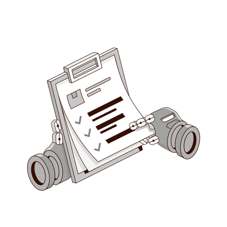 Parcel Progress Checking  Illustration