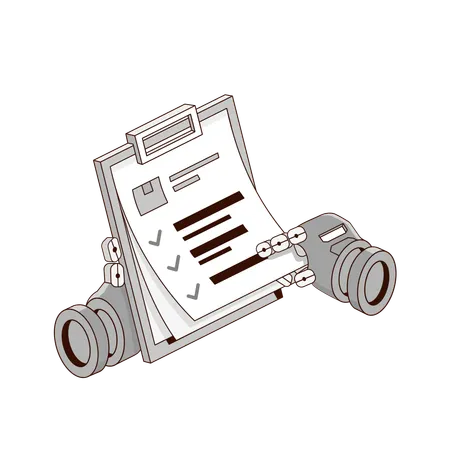 Parcel Progress Checking  Illustration