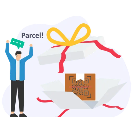 Parcel Reward  Illustration