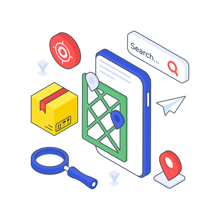 Parcel Tracking  Illustration