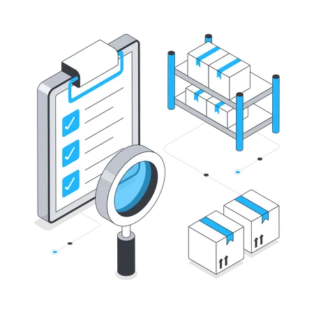 Parcel Verification Checklist  Illustration