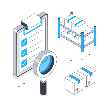 Parcel Verification Checklist  Illustration