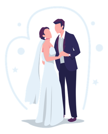 Pareja casada  Ilustración