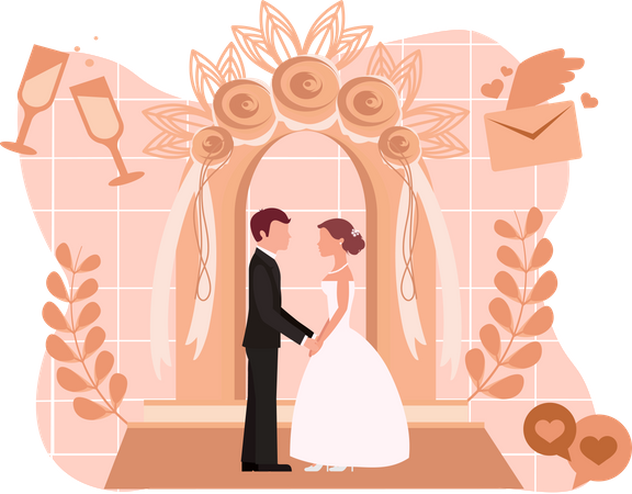 Pareja casada  Ilustración