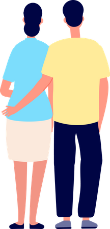 Pareja  Ilustración