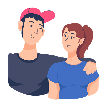 Pareja  Ilustración