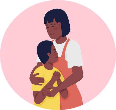 Parent and child bonding  Illustration