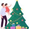 parent and child illustration free download